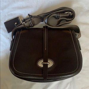 Dooney & Bourke dark brown medium Crossbody bag
